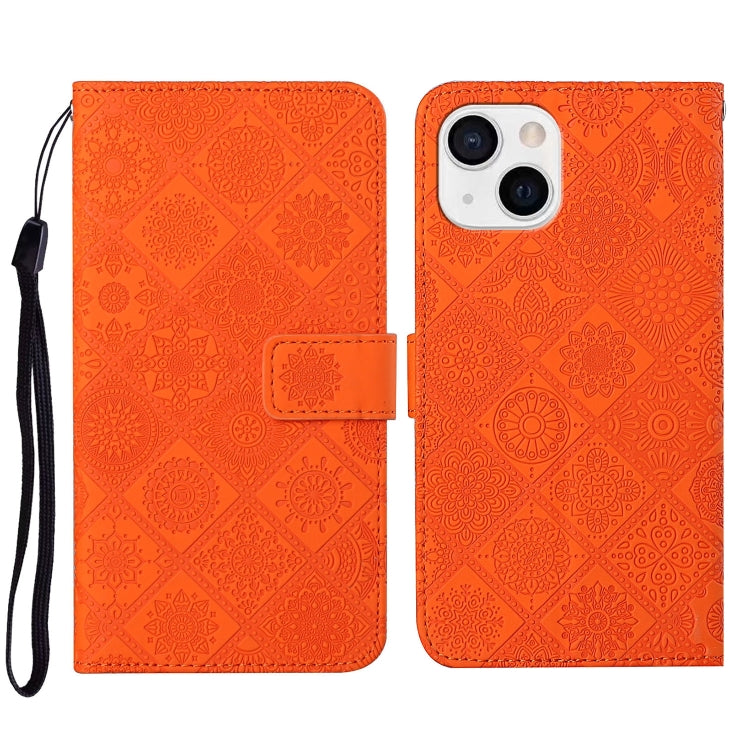 Ethnic Style Embossed Pattern Leather Phone Case, For iPhone 15 Pro Max, For iPhone 15 Pro, For iPhone 15 Plus, For iPhone 15