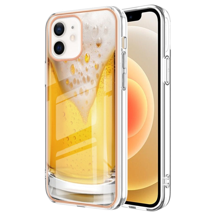 Electroplating Marble Dual-side IMD Phone Case, For iPhone 13 mini, For iPhone 12 / 12 Pro, For iPhone 12 Pro Max, For iPhone 11 Pro Max