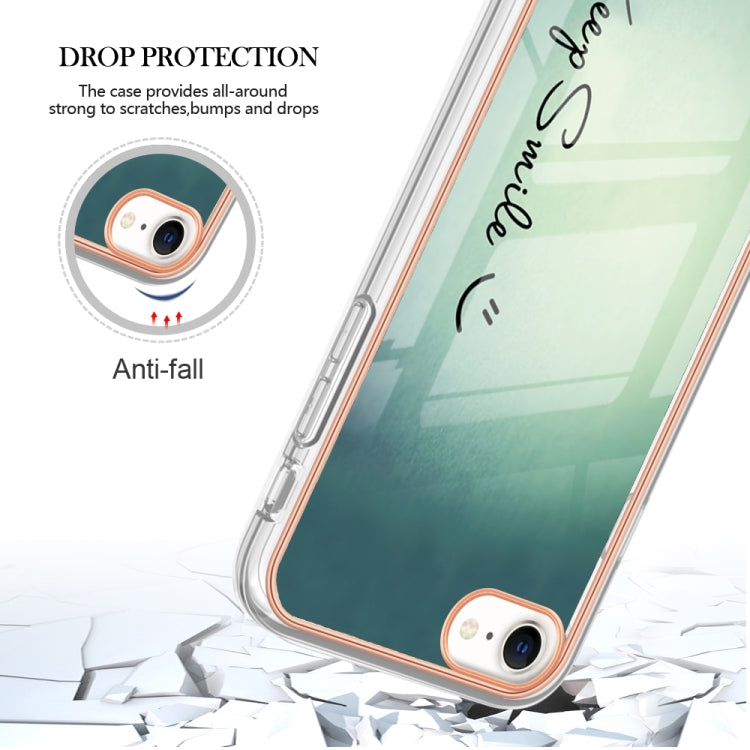 Electroplating Marble Dual-side IMD Phone Case, For iPhone SE 2022 / SE 2020 / 8 / 7, For iPhone 13 Pro Max, For iPhone 13 Pro, For iPhone 13