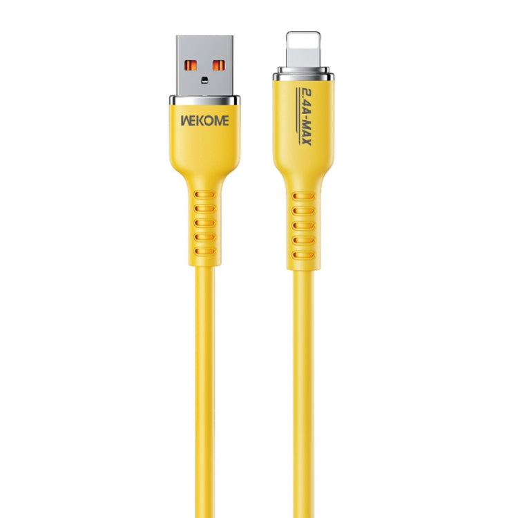 WK WDC-09i 2.4A USB to 8 Pin Silicone Data Cable, Length: 1.2m, WDC-09i