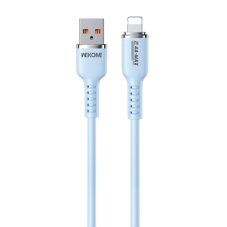 WK WDC-09i 2.4A USB to 8 Pin Silicone Data Cable, Length: 1.2m, WDC-09i