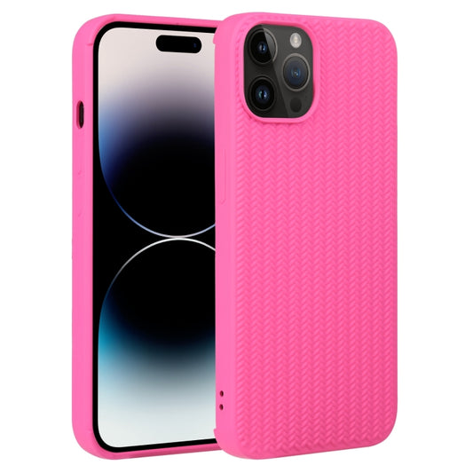 Weave Texture Silicone Phone Case, For iPhone 15 Pro, For iPhone 15 Plus