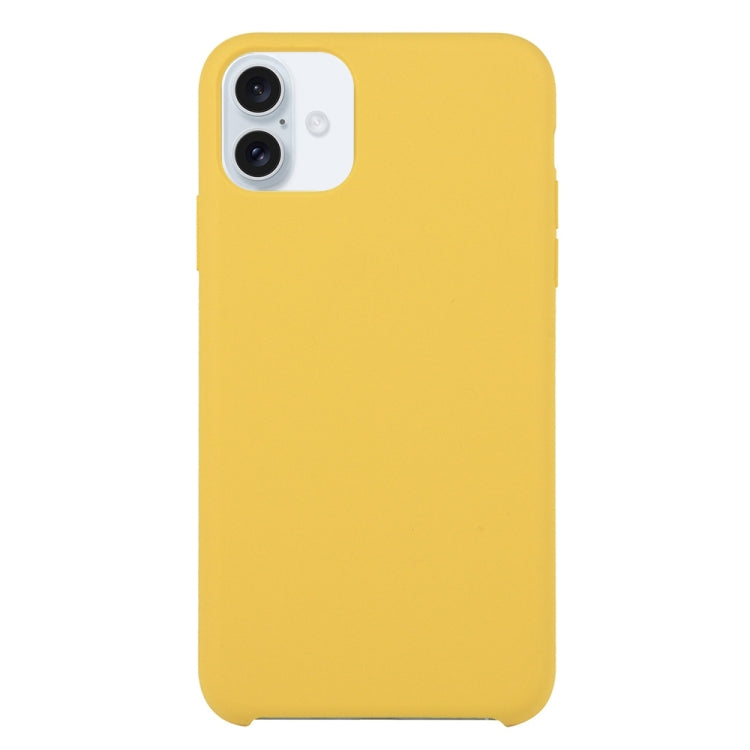 Solid Silicone Phone Case, For iPhone 16 Plus, For iPhone 16