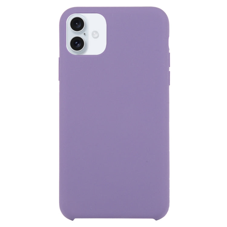 Solid Silicone Phone Case, For iPhone 16 Plus, For iPhone 16