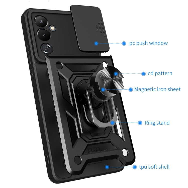 Sliding Camera Cover Design TPU+PC Phone Case, For Samsung Galaxy M14 5G