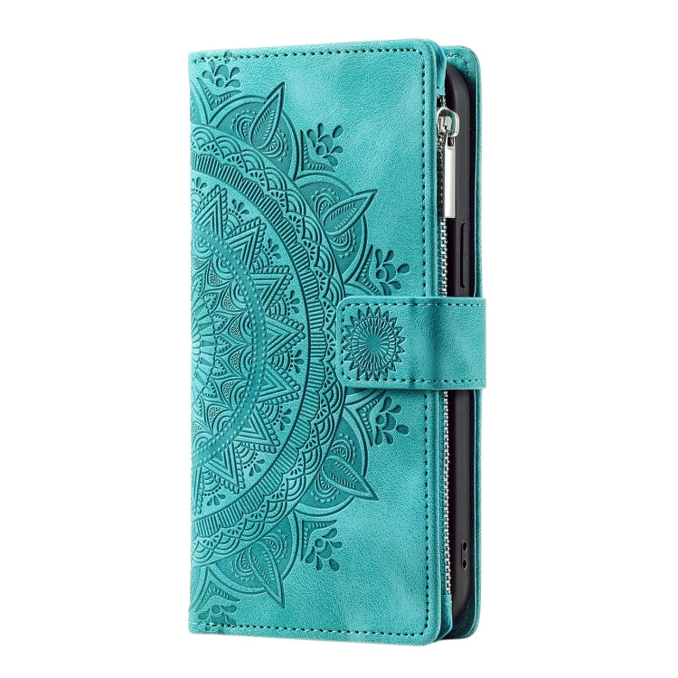 Multi-Card Totem Zipper Leather Phone Case, For iPhone 15 Pro, For iPhone 15 Plus, For iPhone 15, For iPhone 14 Plus, For iPhone 14