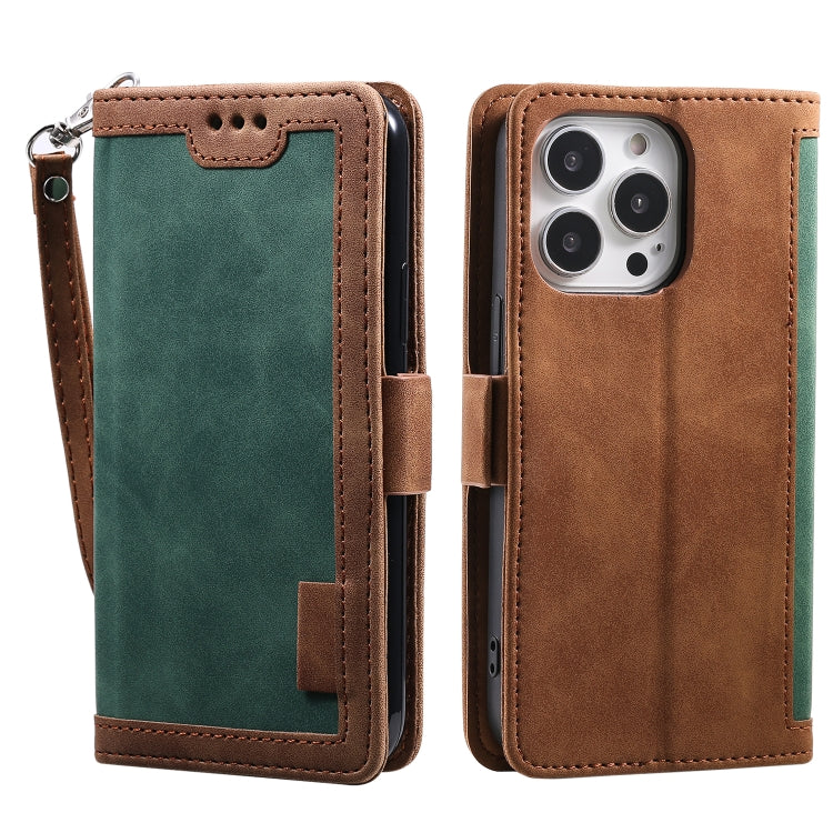 Retro Splicing Horizontal Flip Leather Phone Case, Series 1