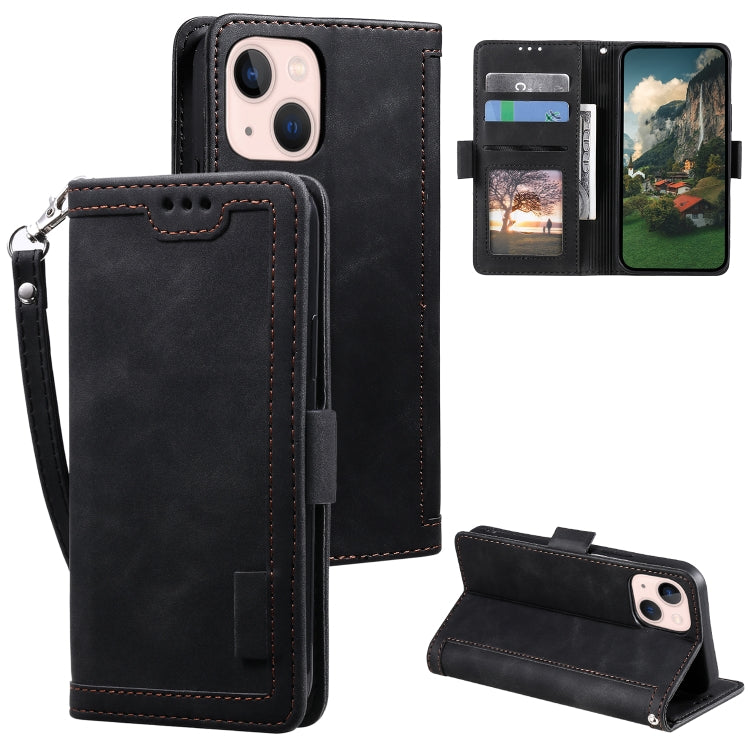 Retro Splicing Horizontal Flip Leather Phone Case, Series 1