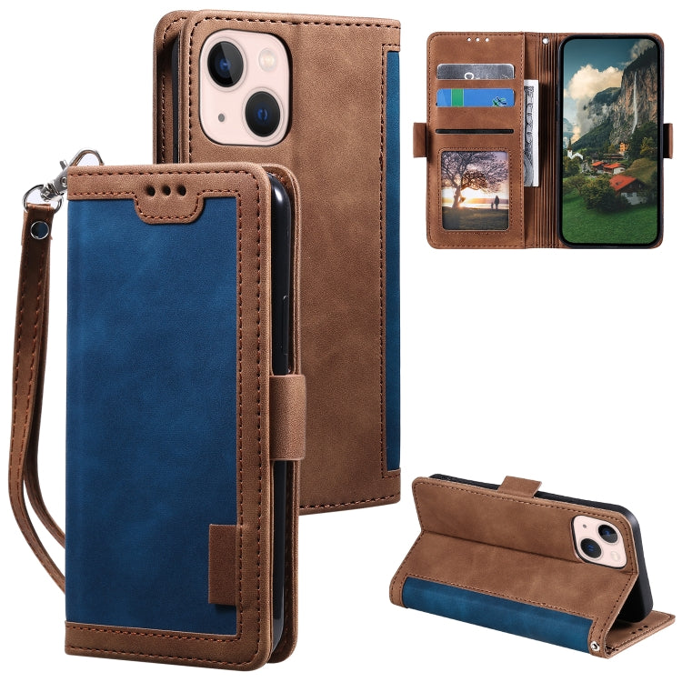 Retro Splicing Horizontal Flip Leather Phone Case, Series 1