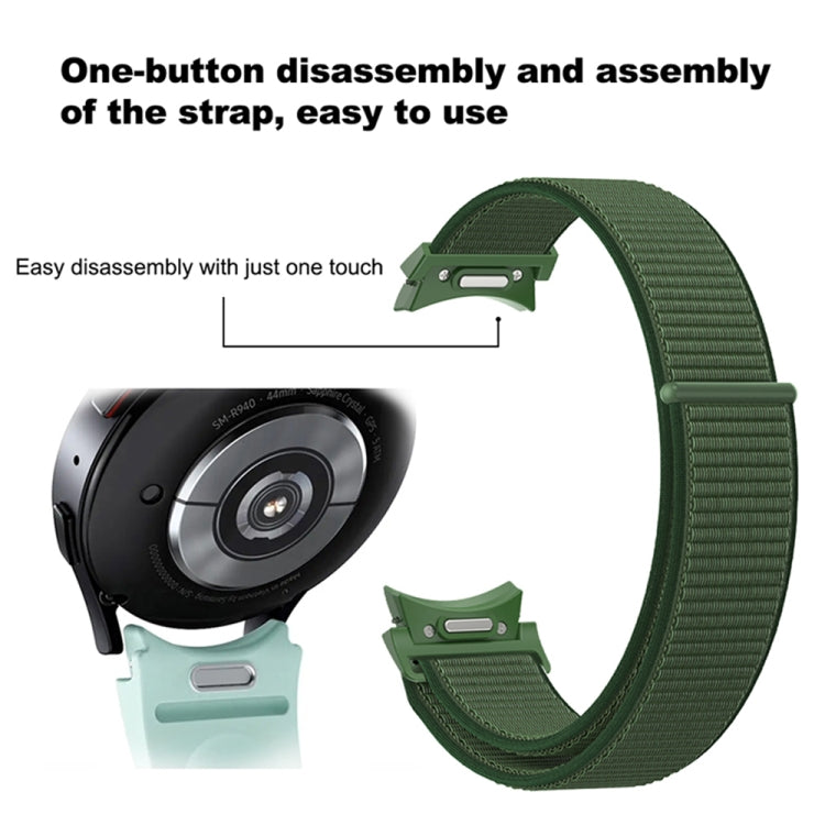Woven Nylon Loop Watch Band, For Samsung Galaxy Watch  7 / 6