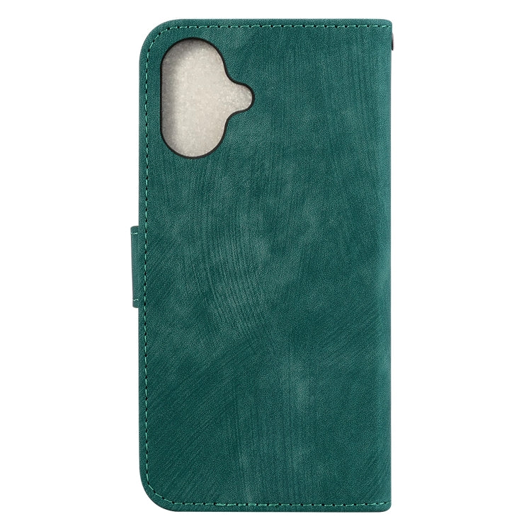 Little Tiger Embossed Leather Phone Case, For iPhone 16, For iPhone 15 Pro Max, For iPhone 15 Pro, For iPhone 15 Plus