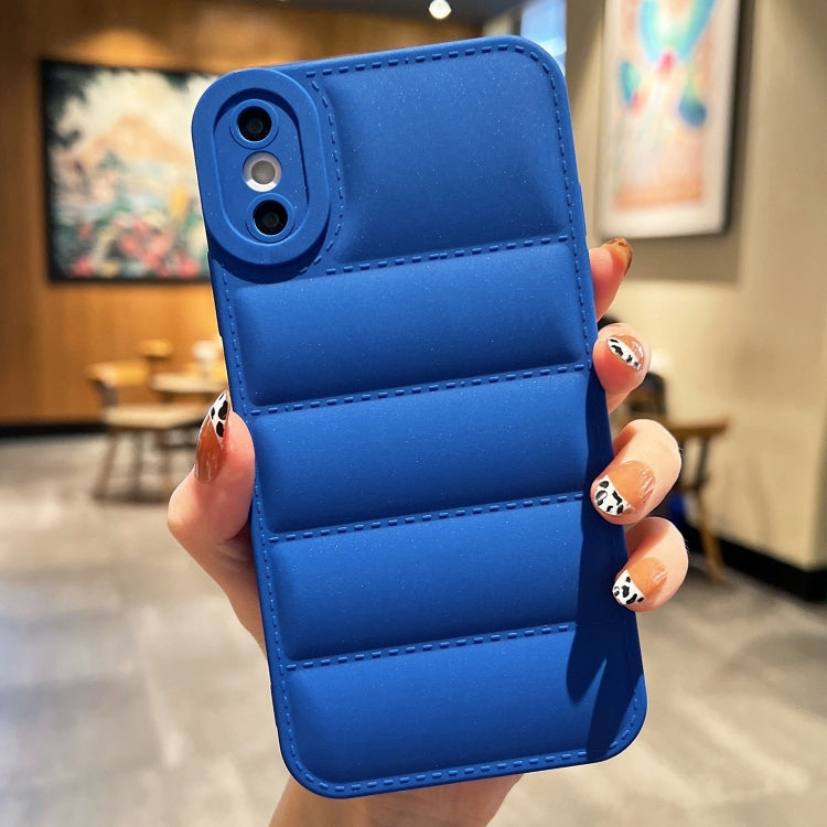 Eiderdown Airbag Frosted TPU Phone Case, For iPhone 11, For iPhone 11 Pro, For iPhone XS / X, For iPhone XR