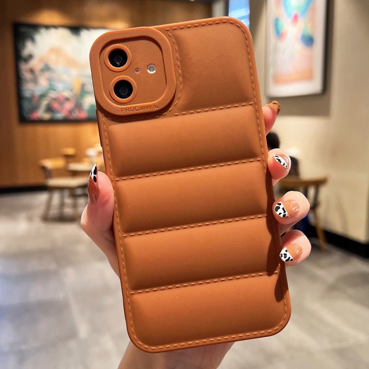 Eiderdown Airbag Frosted TPU Phone Case, For iPhone 16 Pro Max, For iPhone 16 Pro, For iPhone 16 Plus, For iPhone 16