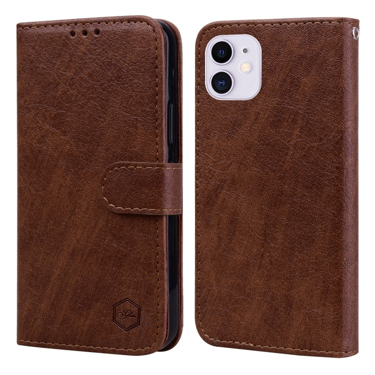 Skin Feeling Oil Leather Texture PU + TPU Phone Case, For iPhone 12 Pro Max, For iPhone 12 mini, For iPhone 11 Pro Max, For iPhone 11, For iPhone 11 Pro, For iPhone X / XS