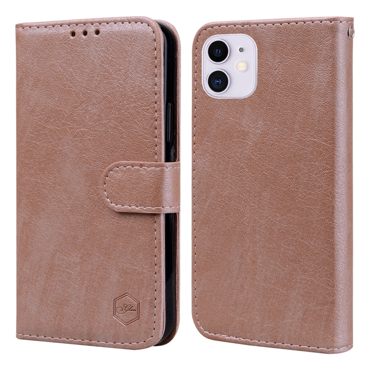 Skin Feeling Oil Leather Texture PU + TPU Phone Case, For iPhone 12 Pro Max, For iPhone 12 mini, For iPhone 11 Pro Max, For iPhone 11, For iPhone 11 Pro, For iPhone X / XS