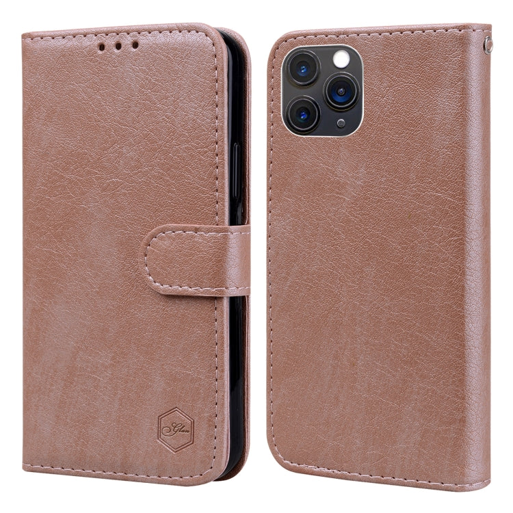 Skin Feeling Oil Leather Texture PU + TPU Phone Case, For iPhone 11 Pro Max, For iPhone 11, For iPhone 11 Pro, For iPhone X / XS
