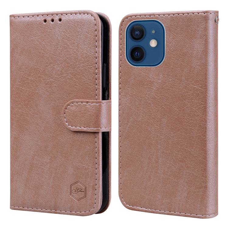 Skin Feeling Oil Leather Texture PU + TPU Phone Case, For iPhone 12 Pro Max, For iPhone 12 mini, For iPhone 11 Pro Max, For iPhone 11, For iPhone 11 Pro, For iPhone X / XS