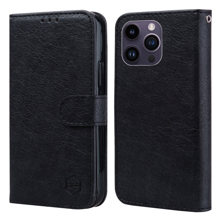 Skin Feeling Oil Leather Texture PU + TPU Phone Case, For iPhone 16 Pro Max, For iPhone 16 Pro, For iPhone 16 Plus, For iPhone 16, For iPhone 15 Pro Max, For iPhone 15 Pro