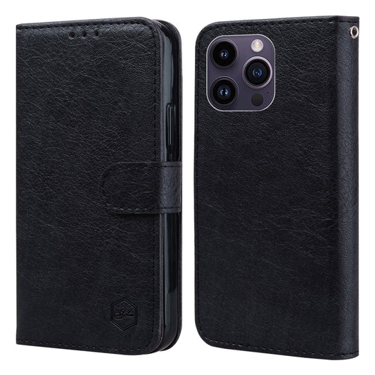 Skin Feeling Oil Leather Texture PU + TPU Phone Case, For iPhone 15 Pro Max, For iPhone 15 Pro, For iPhone 15 Plus, For iPhone 15