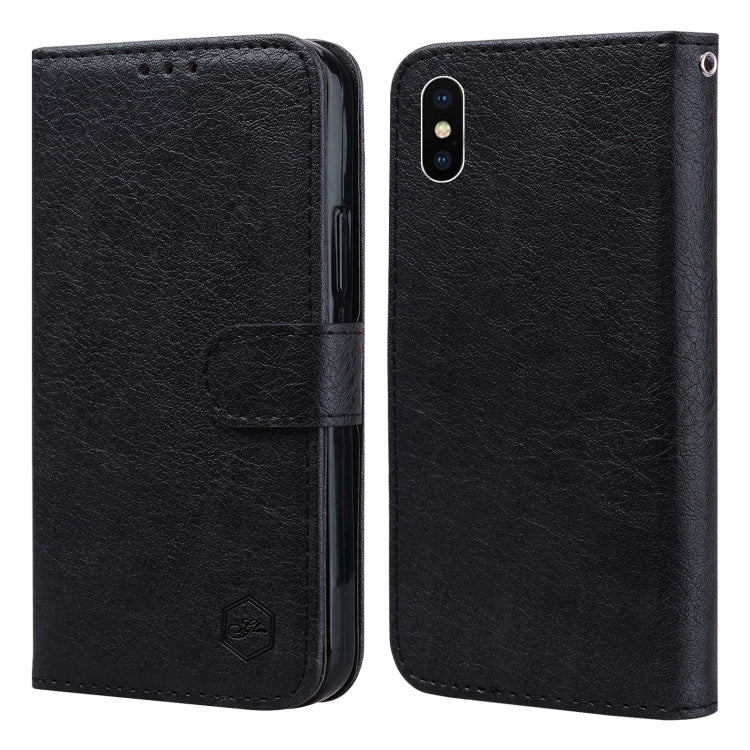 Skin Feeling Oil Leather Texture PU + TPU Phone Case, For iPhone 11 Pro Max, For iPhone 11, For iPhone 11 Pro, For iPhone X / XS