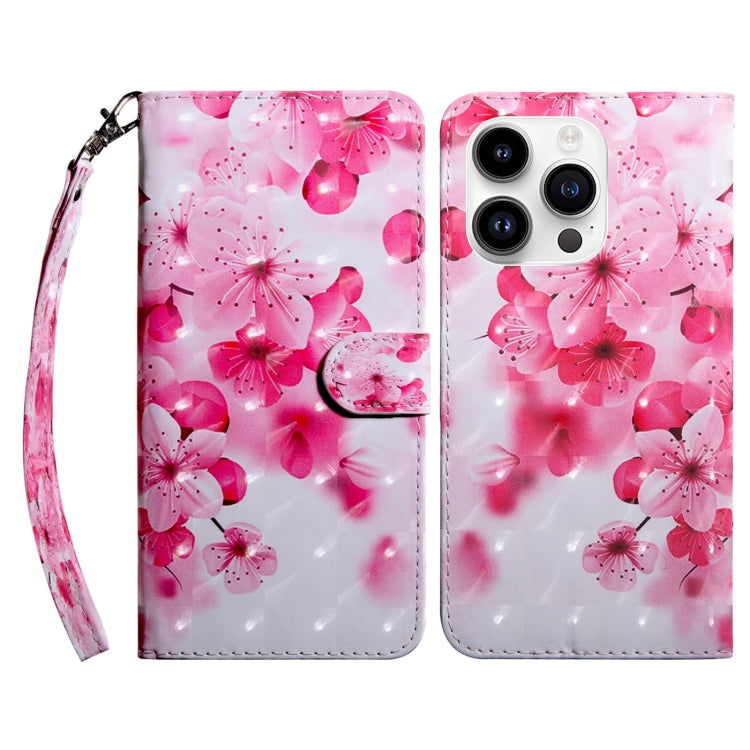 3D Painted Leather Phone Case, For iPhone 15 Pro Max, For iPhone 15 Pro