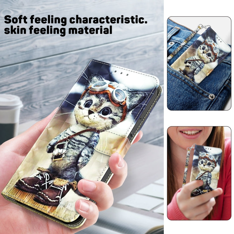 3D Painted Leather Phone Case, For iPhone 16, For iPhone 15 Pro Max, For iPhone 15 Pro