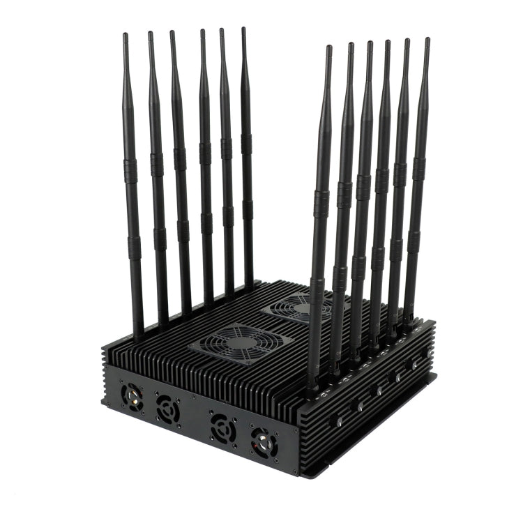 JAX-101F-12 2G/3G/4G/5G/WiFi/GPS Mobile Signal Jammer, JAX-101F-12