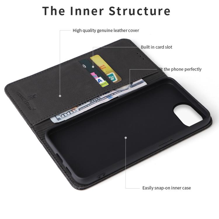 Fierre Shann Crocodile Texture Magnetic Genuine Leather Phone Case, For iPhone 16e, For iPhone 16 Pro Max, For iPhone 16 Pro, For iPhone 16 Plus, For iPhone 16, For iPhone 15 Pro Max, For iPhone 15 Pro, For iPhone 15 Plus, For iPhone 15����������������...