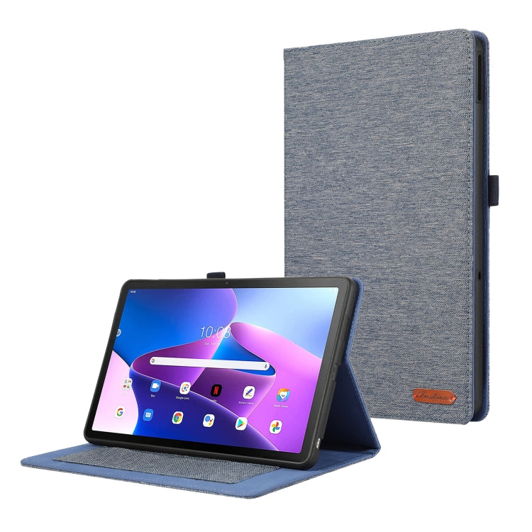 Horizontal Flip TPU + Fabric PU Leather Tablet Case, For Lenovo Tab M11 / Xiaoxin Pad 11 2024, For Lenovo Tab P12, For Lenovo Legion Y700 2023, For Lenovo Tab M10 5G 10.6