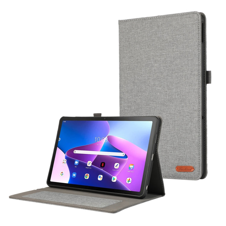 Horizontal Flip TPU + Fabric PU Leather Tablet Case, For Lenovo Tab M11 / Xiaoxin Pad 11 2024, For Lenovo Tab P12, For Lenovo Legion Y700 2023, For Lenovo Tab M10 5G 10.6