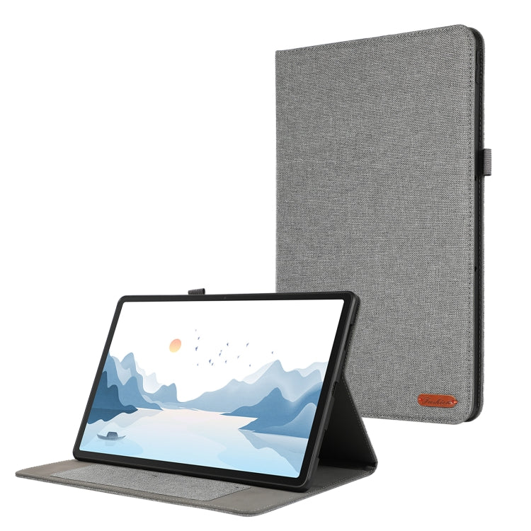Horizontal Flip TPU + Fabric PU Leather Tablet Case, For Lenovo Tab M11 / Xiaoxin Pad 11 2024, For Lenovo Tab P12, For Lenovo Legion Y700 2023, For Lenovo Tab M10 5G 10.6