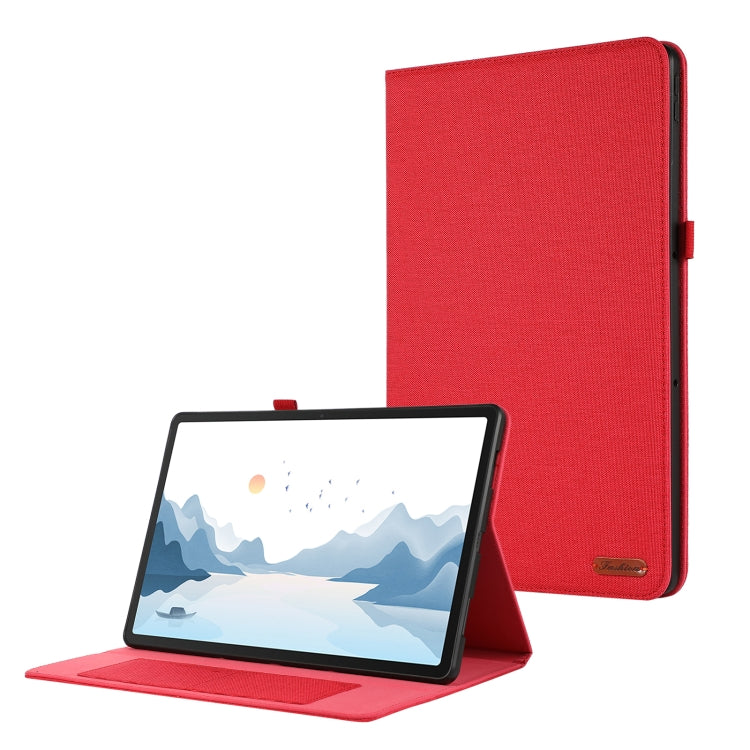 Horizontal Flip TPU + Fabric PU Leather Tablet Case, For Lenovo Tab M11 / Xiaoxin Pad 11 2024, For Lenovo Tab P12, For Lenovo Legion Y700 2023, For Lenovo Tab M10 5G 10.6