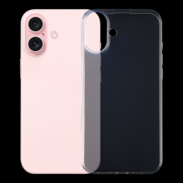 Ultra-thin Transparent TPU Phone Case, For iPhone 16e, For iPhone 16 Pro Max, For iPhone 16 Pro, For iPhone 16 Plus, For iPhone 16, For iPhone 15 Pro Max, For iPhone 15 Pro, For iPhone 15 Plus, For iPhone 15