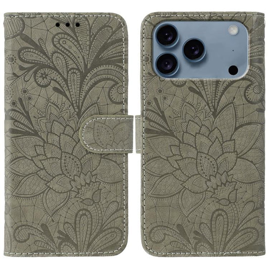 Lace Flower Embossing Flip Leather Phone Case, For iPhone 17 Pro Max, For iPhone 17 Pro, For iPhone 17, For iPhone 17 Air