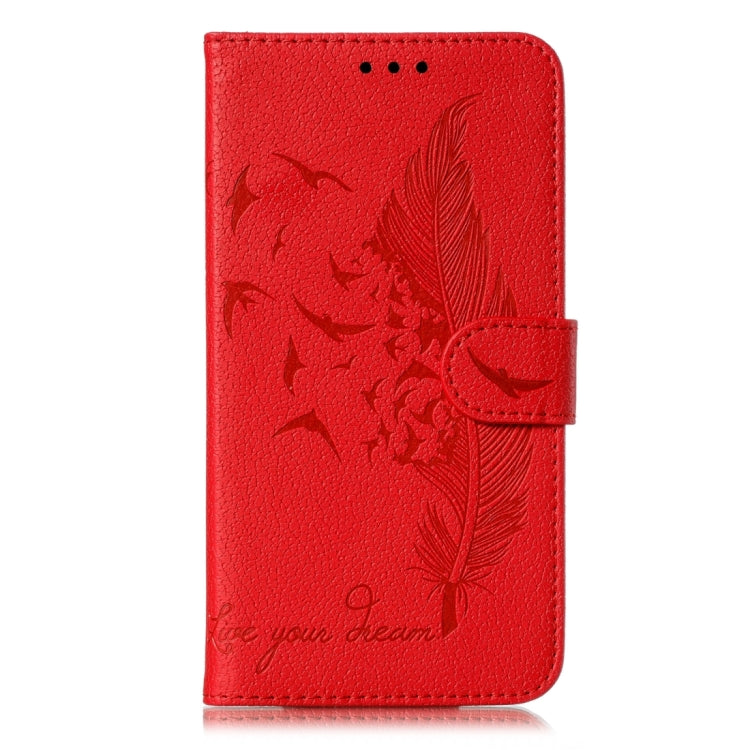 Feather Pattern Litchi Texture Leather Phone Case, For iPhone 15 Pro Max, For iPhone 15 Pro, For iPhone 15 Plus, For iPhone 15