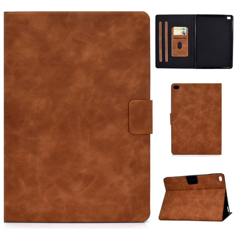 Cowhide Texture Horizontal Flip Leather Case with Holder & Card Slots & Sleep / Wake-up Function, For iPad Pro 11 (2020) & (2018), For iPad 10.2 / Air (2019) / Pro 10.5, For iPad mini 5 / 4 / 3 / 2 / 1, For iPad Air 2 / Air / 9.7 (2018) & (2017)