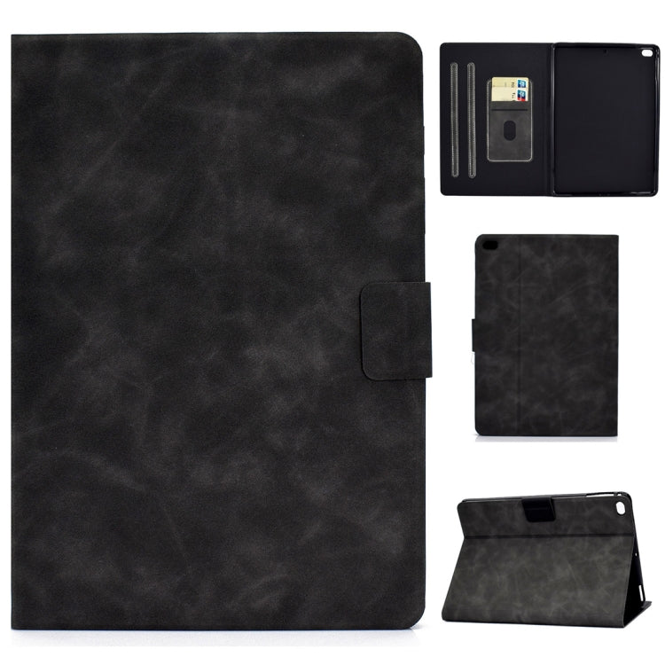 Cowhide Texture Horizontal Flip Leather Case with Holder & Card Slots & Sleep / Wake-up Function, For iPad Pro 11 (2020) & (2018), For iPad 10.2 / Air (2019) / Pro 10.5, For iPad mini 5 / 4 / 3 / 2 / 1, For iPad Air 2 / Air / 9.7 (2018) & (2017)