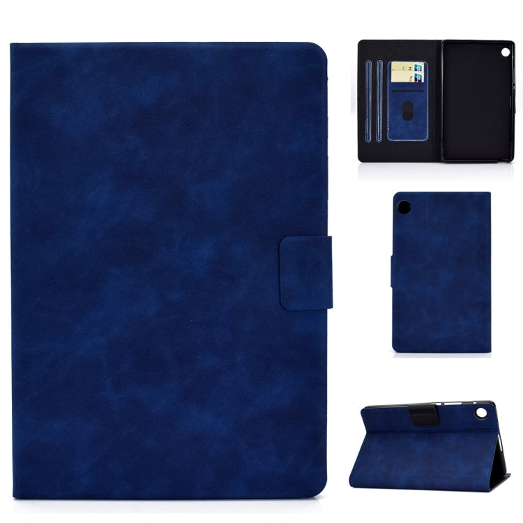 Cowhide Texture Horizontal Flip Leather Case with Holder & Card Slots & Sleep / Wake-up Function, For Huawei MatePad T8, For Huawei MediaPad T5, For Lenovo M10 Plus TB-X606F