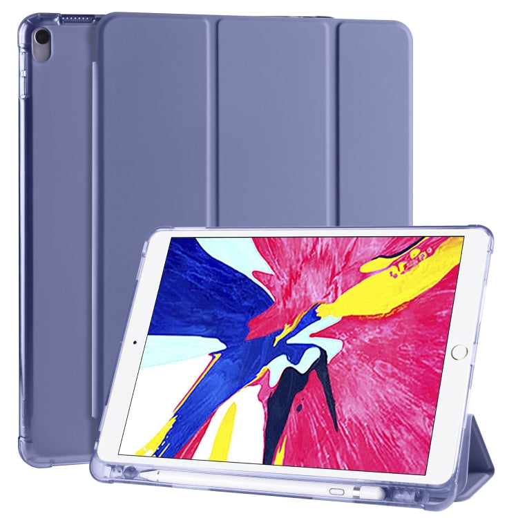 3-folding Horizontal Flip PU Leather + Shockproof TPU Case with Holder & Pen Slot, For iPad Pro 11 (2020) / iPad Pro 11(2018), For iPad Air 13 2024 / iPad Pro 12.9 (2020) / iPad Pro 12.9(2018), For iPad 10.2 2021 / 2020 / 2019