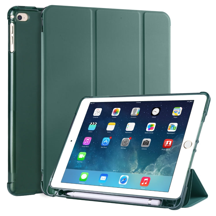 3-folding Horizontal Flip PU Leather + Shockproof TPU Case with Holder & Pen Slot, For iPad Pro 11 (2020) / iPad Pro 11(2018), For iPad Air 13 2024 / iPad Pro 12.9 (2020) / iPad Pro 12.9(2018), For iPad 10.2 2021 / 2020 / 2019