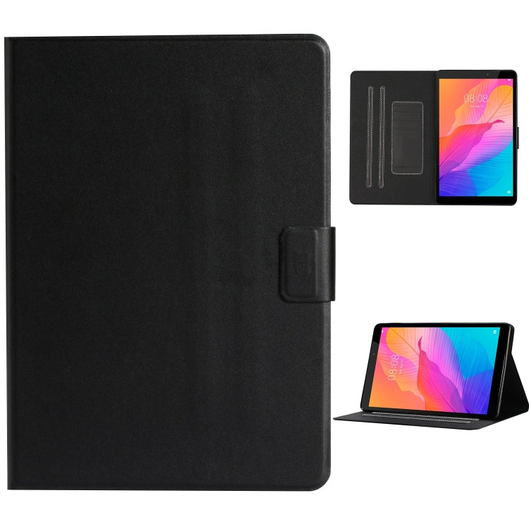 Solid Color Horizontal Flip Leather Case with Card Slots & Holder & Sleep / Wake-up Function, For Huawei MediaPad T3, For Huawei MediaPad T5, For Huawei MediaPad T8, For Lenovo Tab M10, For Lenovo Tab M10 Plus, For Samsung Galaxy Tab S6 Lite (P610/615)