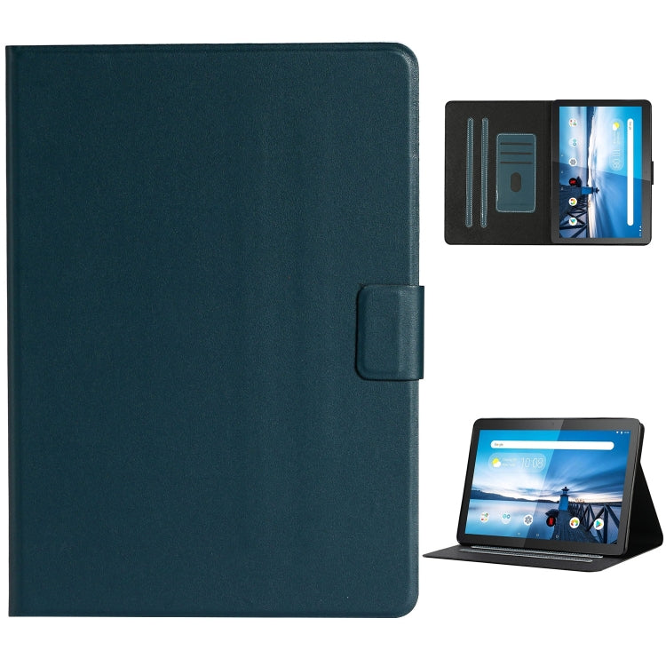 Solid Color Horizontal Flip Leather Case with Card Slots & Holder & Sleep / Wake-up Function, For Huawei MediaPad T3, For Huawei MediaPad T5, For Huawei MediaPad T8, For Lenovo Tab M10, For Lenovo Tab M10 Plus, For Samsung Galaxy Tab S6 Lite (P610/615)