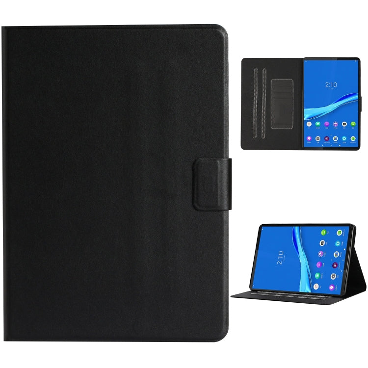 Solid Color Horizontal Flip Leather Case with Card Slots & Holder & Sleep / Wake-up Function, For Huawei MediaPad T3, For Huawei MediaPad T5, For Huawei MediaPad T8, For Lenovo Tab M10, For Lenovo Tab M10 Plus, For Samsung Galaxy Tab S6 Lite (P610/615)