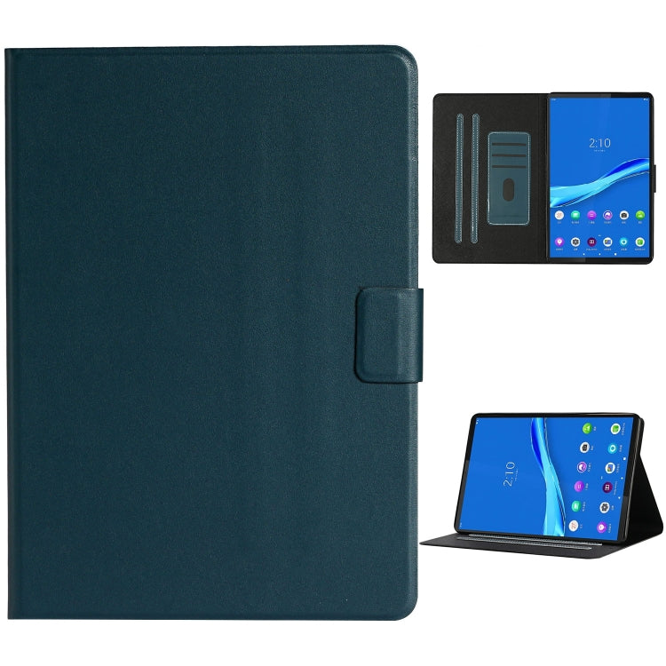 Solid Color Horizontal Flip Leather Case with Card Slots & Holder & Sleep / Wake-up Function, For Huawei MediaPad T3, For Huawei MediaPad T5, For Huawei MediaPad T8, For Lenovo Tab M10, For Lenovo Tab M10 Plus, For Samsung Galaxy Tab S6 Lite (P610/615)