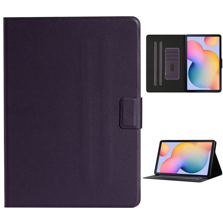 Solid Color Horizontal Flip Leather Case with Card Slots & Holder & Sleep / Wake-up Function, For Huawei MediaPad T3, For Huawei MediaPad T5, For Huawei MediaPad T8, For Lenovo Tab M10, For Lenovo Tab M10 Plus, For Samsung Galaxy Tab S6 Lite (P610/615)