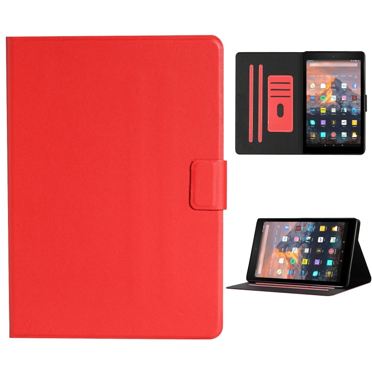 Solid Color Horizontal Flip Leather Case with Card Slots & Holder & Sleep / Wake-up Function, For Amazon Kindle Fire 7 2015/2017/2019, For Amazon Kindle Fire HD 8 2016/2017, For Amazon Kindle Fire HD 8 2020, For Amazon Kindle Paperwhite 4 (2018) /3 /2 ...