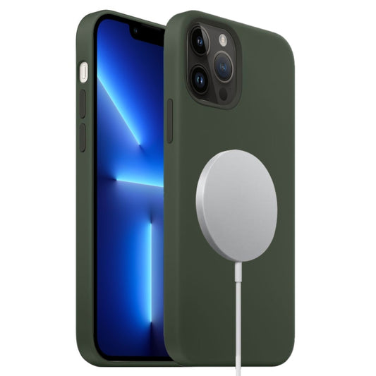 Liquid Silicone Full Coverage MagSafe Phone Case, For iPhone 13 Pro