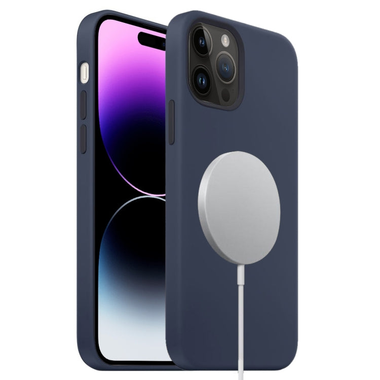 Liquid Silicone Full Coverage MagSafe Phone Case, For iPhone 15 Pro Max