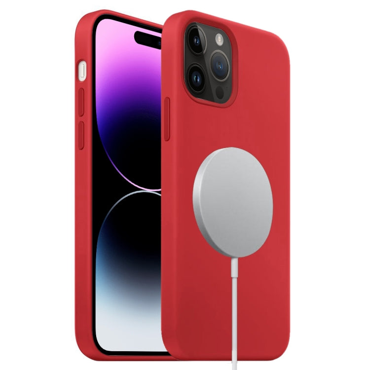 Liquid Silicone Full Coverage MagSafe Phone Case, For iPhone 15 Pro Max