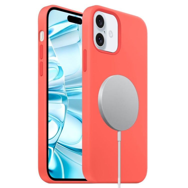 Liquid Silicone Full Coverage MagSafe Phone Case, For iPhone 16 Pro Max, For iPhone 16 Pro, For iPhone 16 Plus, For iPhone 16